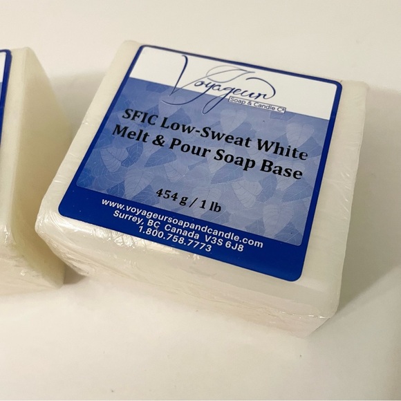Voyageur SFIC Low Sweat and Goat's Milk Melt & Pour Soap Bases x2 - Picture 8 of 11